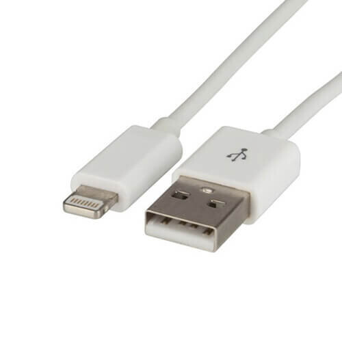 Lightning to USB Data Charger/Data Cable Lead (1m) 2