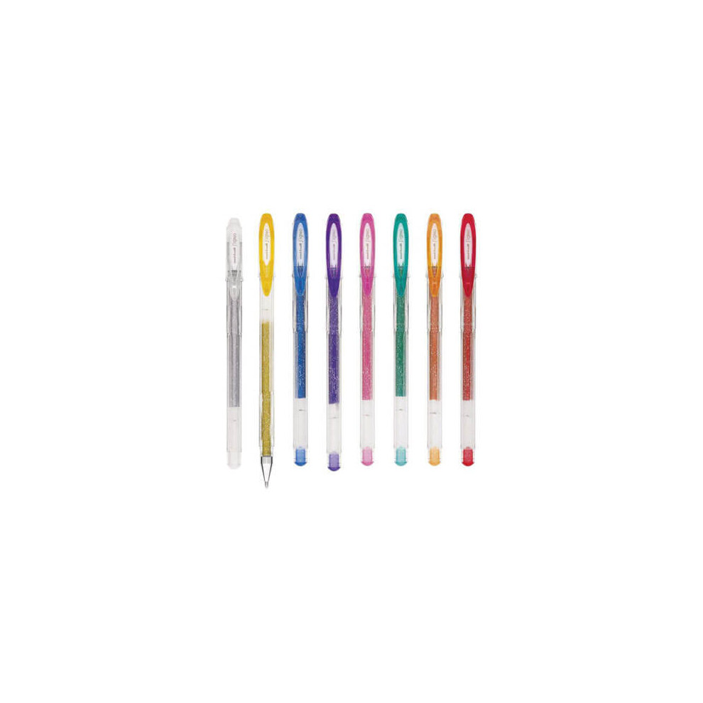 (Wallet of 8) Uni-Ball Signo Gel Sparkling Pen 1.00mm