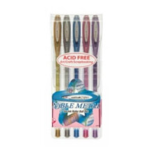 (Wallet of 5) Uni-Ball Signo Noble Metalic Fine Pen Assorted