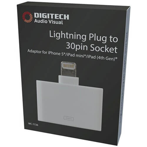 30-pin Apple Socket to Lightning Wire Plug Adaptor 1