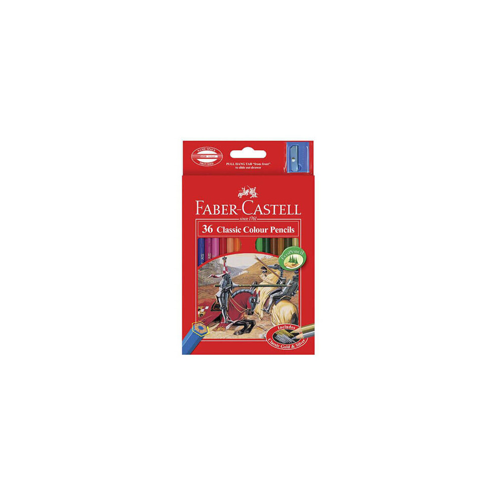 Faber-Castell (36Pk) Coloured Pencil Classic