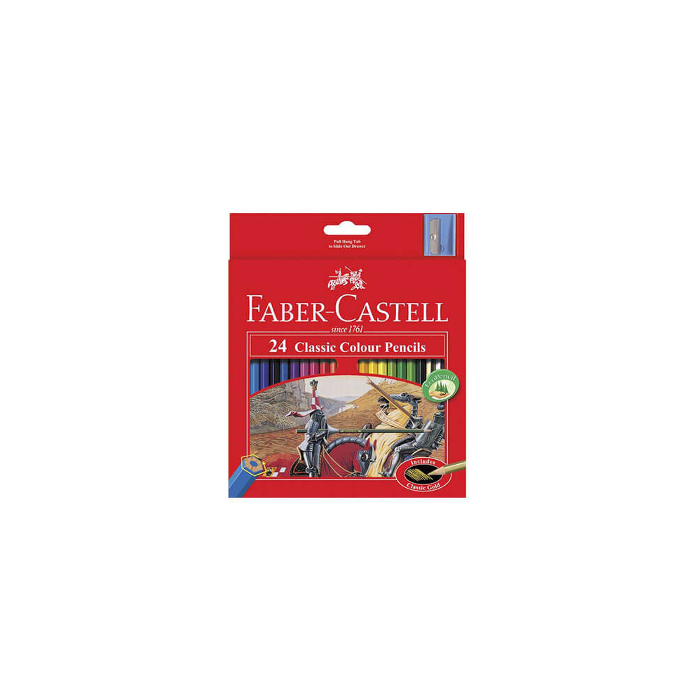 Faber-Castell (24Pk) Coloured Pencil Classic