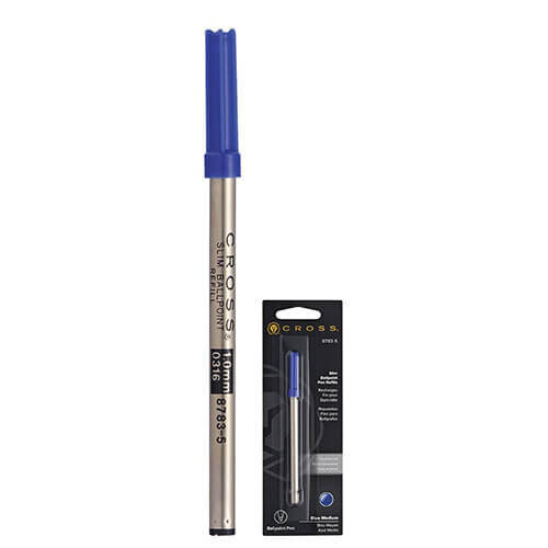 Cross (Blue) Cross Slim Ballpoint Pen Refill Medium 1