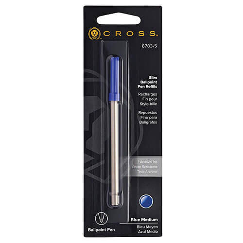 Cross (Blue) Cross Slim Ballpoint Pen Refill Medium 2
