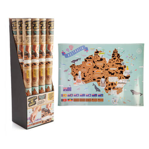 Scratch Me Away Australia Travel Map 2