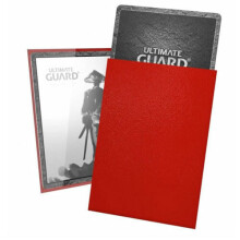 Ultimate Guard Katana-Kartenhllen, 60 TCG-Hllen in japanischer Gre, 62 x 89 mm, rote Rckseite, Turnierhllen, kein PVC und surefrei, hohe K