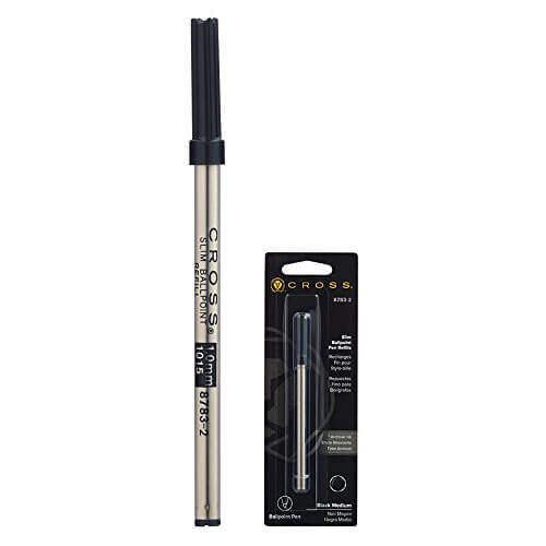 Cross (Black) Cross Slim Ballpoint Pen Refill Medium 1