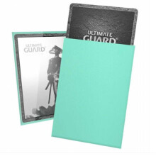 Ultimate Guard Katana-Kartenhllen, 60 TCG-Hllen in japanischer Gre, 62 x 89 mm, trkisfarbene Rckseite, Turnierhllen, kein PVC und surefre
