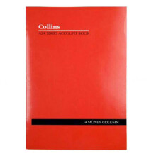 Collins Account Book 24 Leaves (A4) (4 Money Column)
