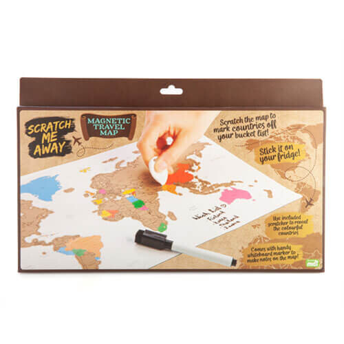 Scratch Me Away Magnetic Travel Map 2
