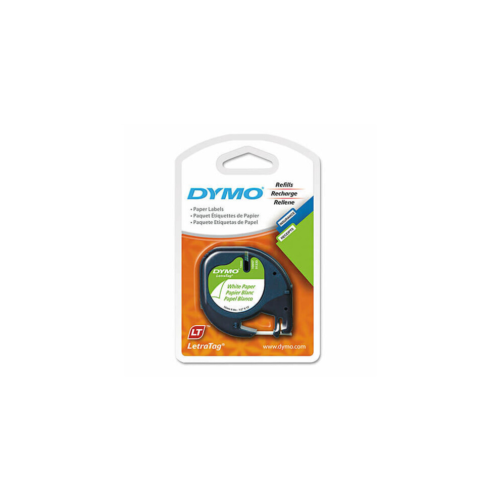 Dymo Letra-Tag Tape Label (Paper White)