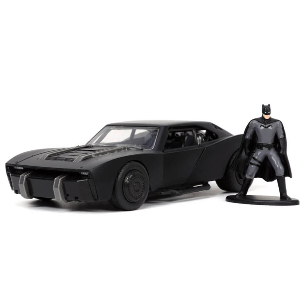Photos - Toy Car The Batman Batmobile with Batman 1:32 Scale Hollywood Ride