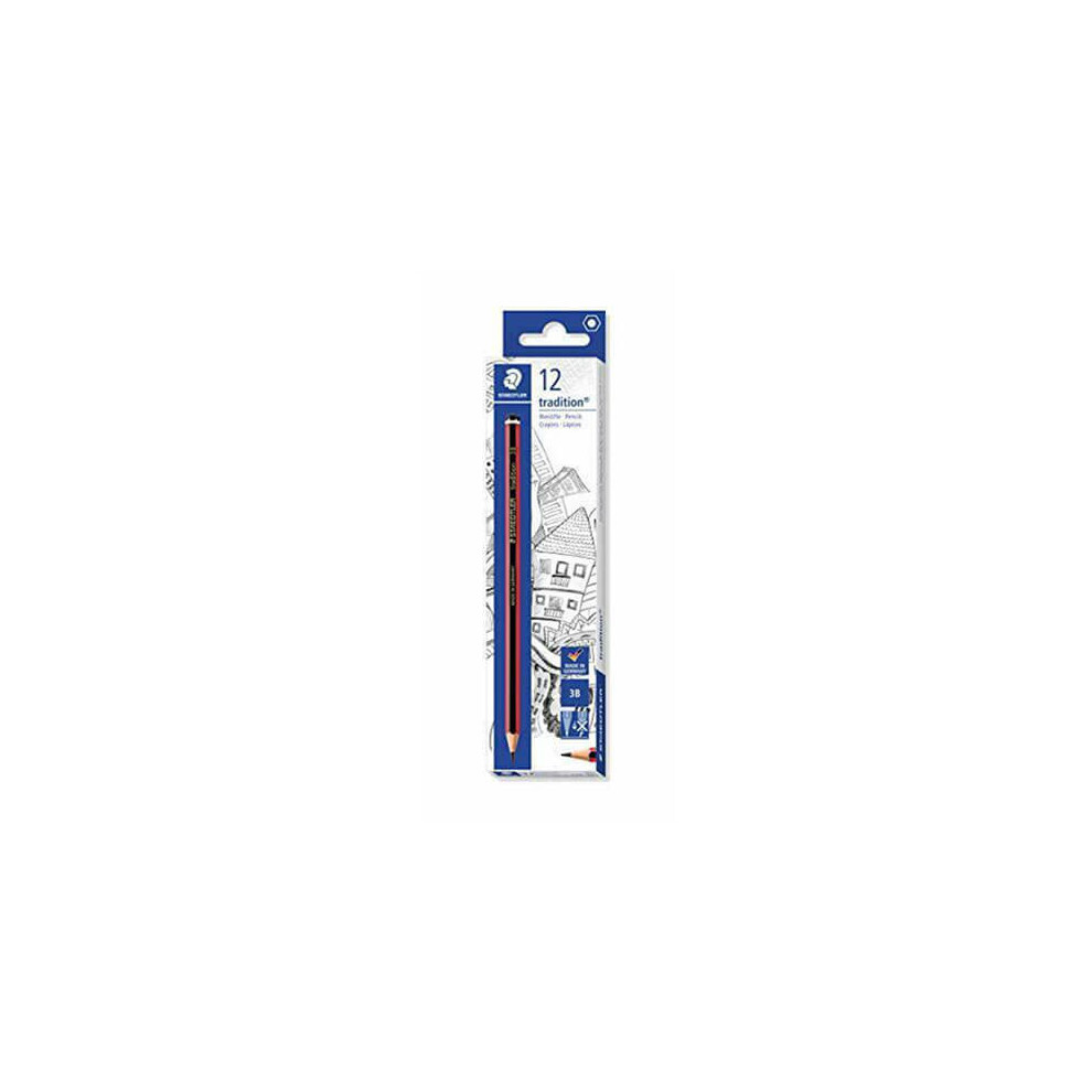 Staedtler Tradition Lead Pencils (12/box) (3B)