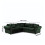 MN Furniture (Corner Sofa, Green) Ashwin 3+2 Seater and Corner Luxuries Sofa 2