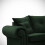 MN Furniture (Corner Sofa, Green) Ashwin 3+2 Seater and Corner Luxuries Sofa 4