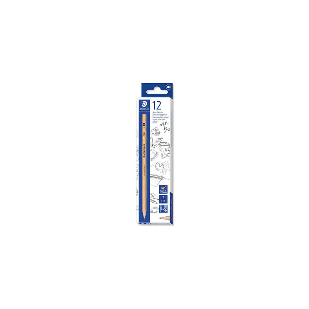 Staedtler Natural Lead Pencils (12/box) (HB)