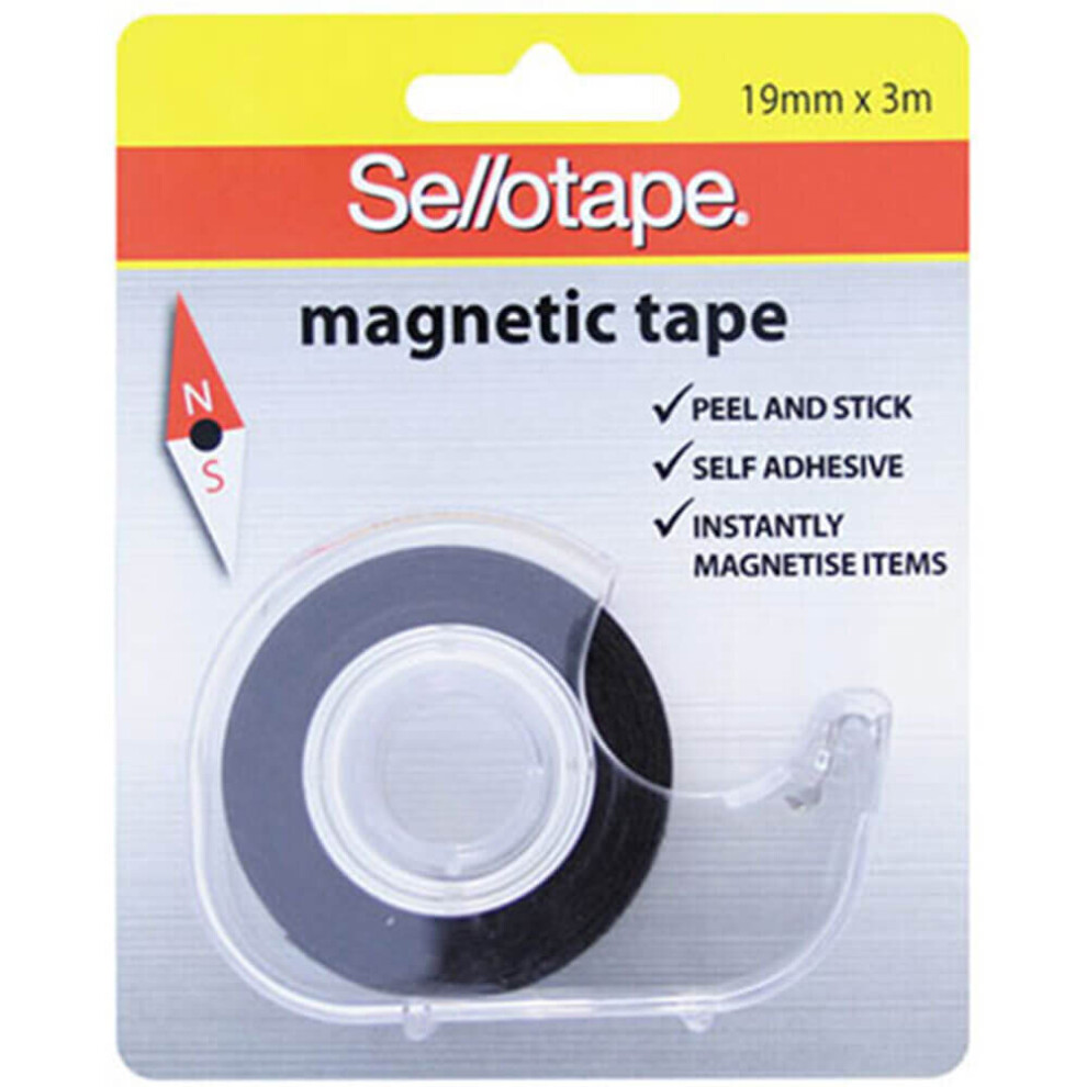 Sellotape Magnetic Tape On Dispenser (19Mmx3m) 9310719069597