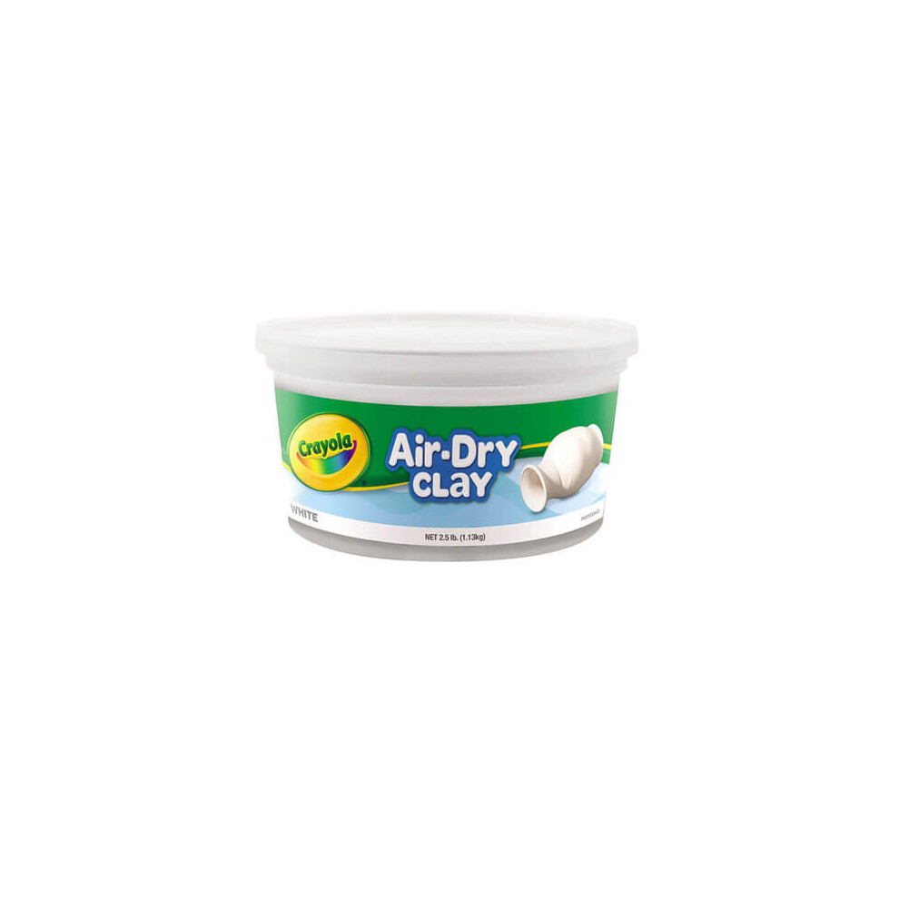 Crayola 1.13kg Air Dry Clay in Tub (White)