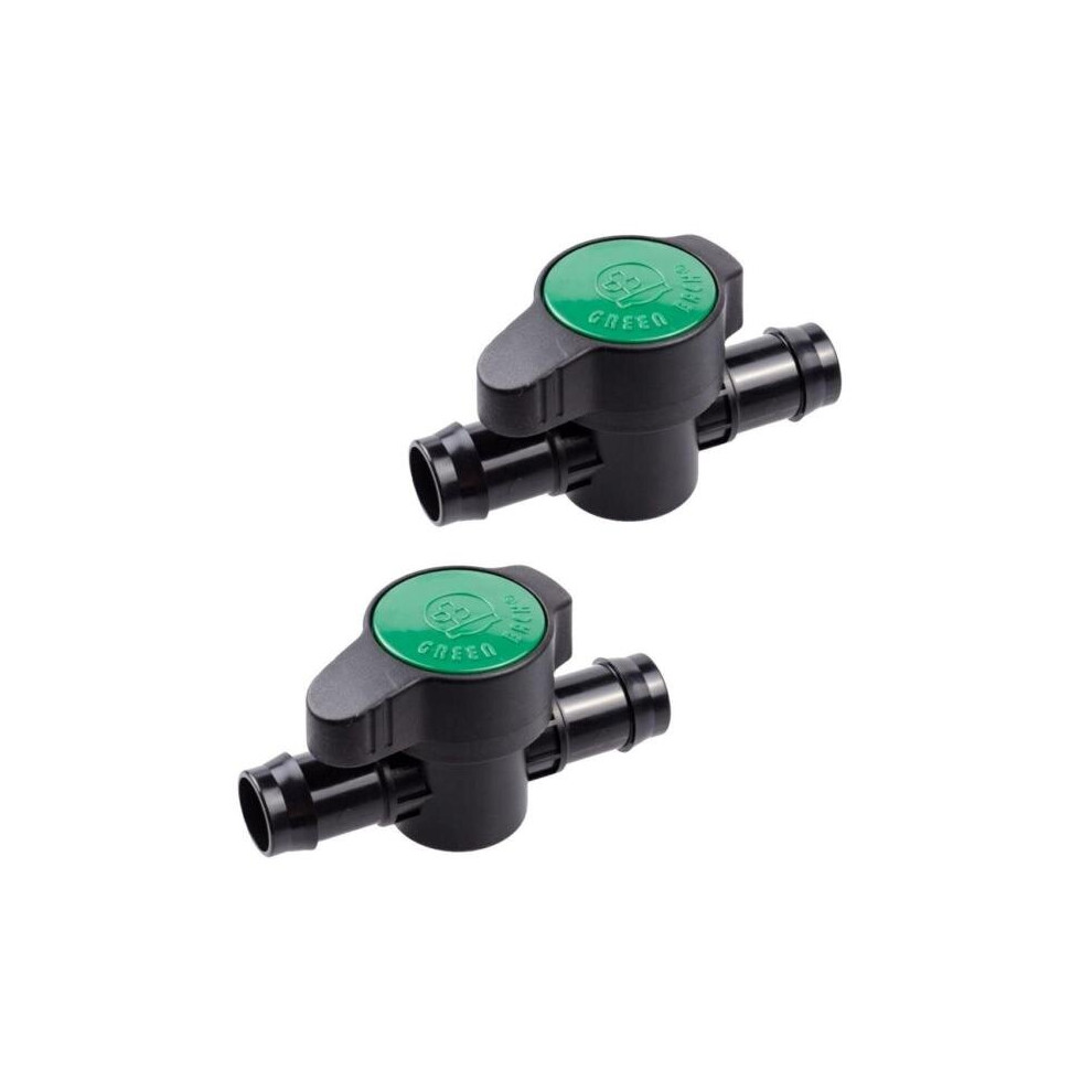 Hozelock Flow Control Valve 13mm Irrigation Taps 2 Pack 7265