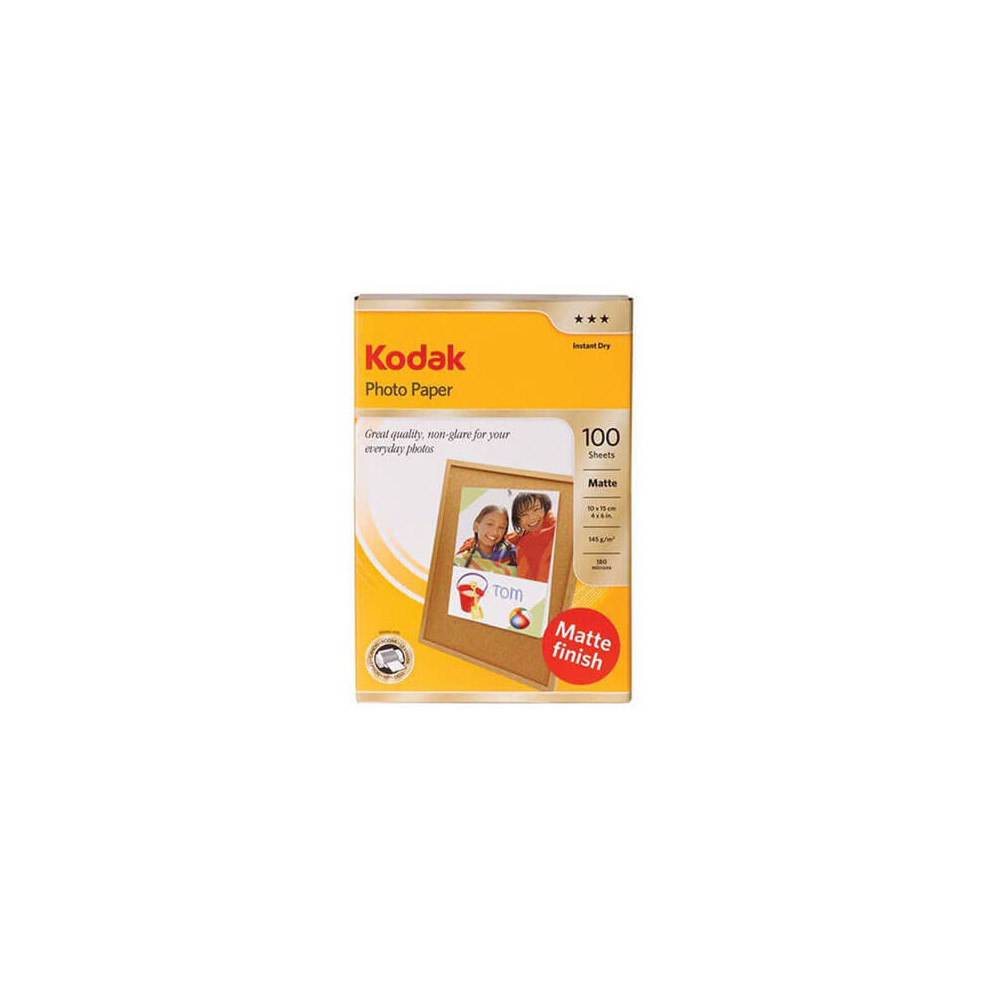 (4X6") Kodak Everyday Matte Photo Paper (100pk)