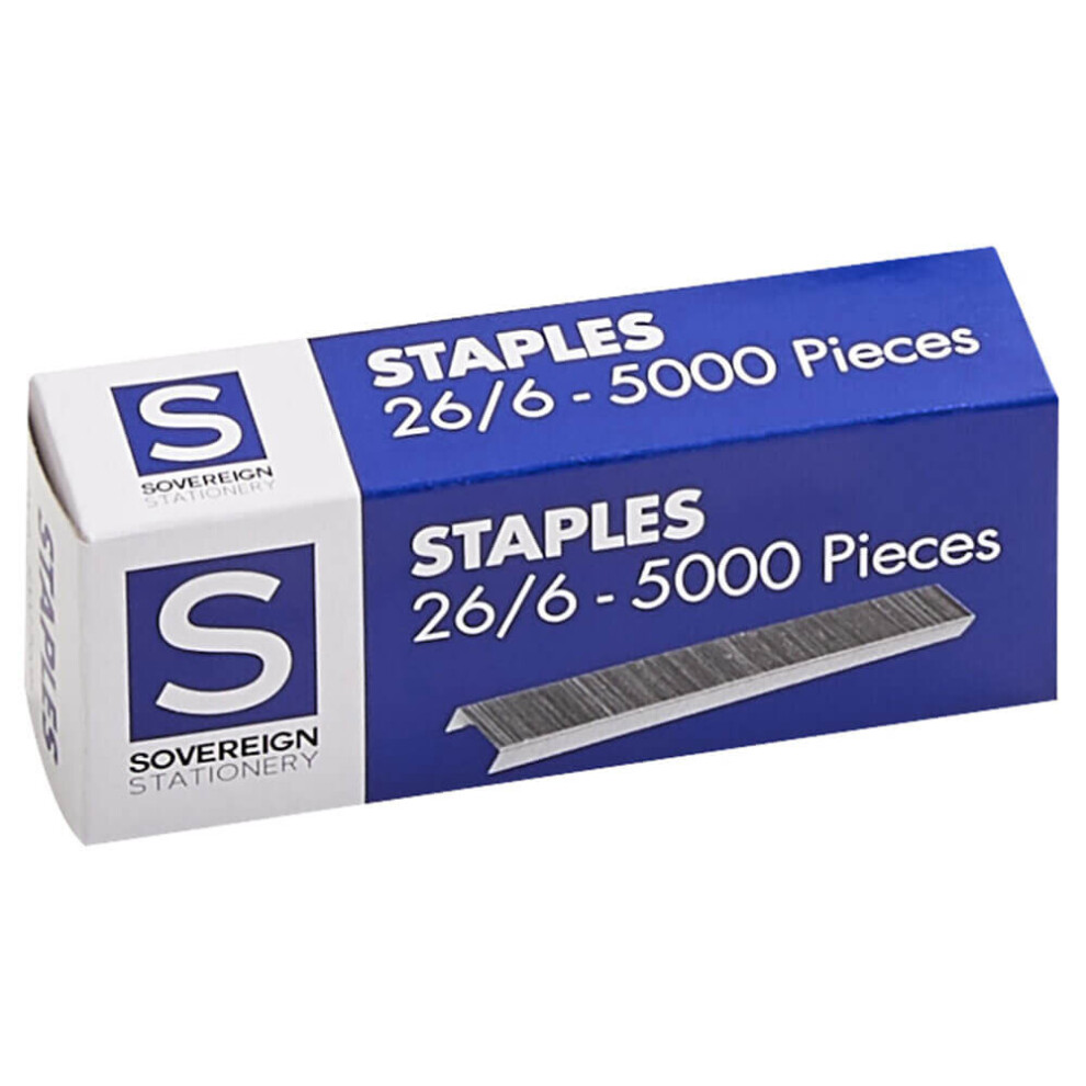 Stat Staples 5000/Box (No. 26/6) 9319519255971