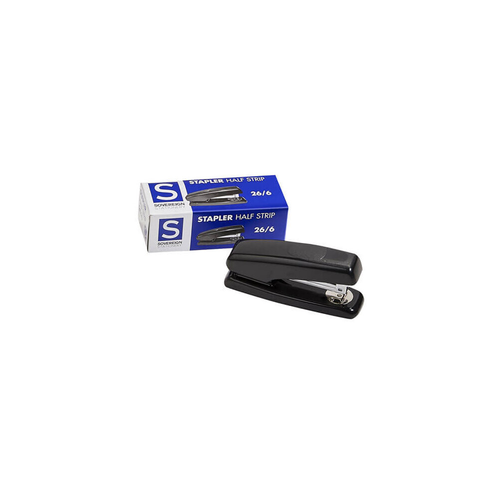Photos - Stapler Stat Black (No. 26/6) (Half Strip)