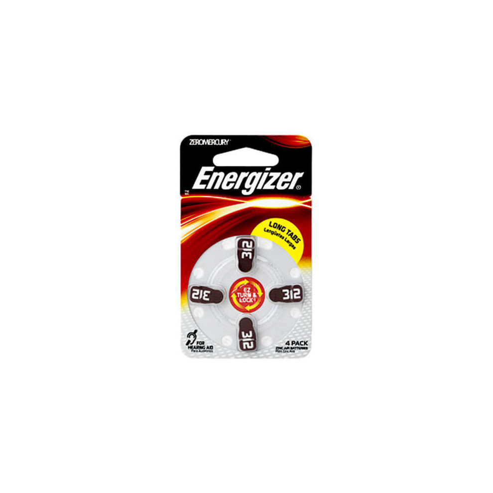 Energizer Hearing Aid Batteries (4pk) (312)