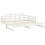 VidaXL (white, 90 x 190 cm) vidaXL Solid Wood Pine Pull-out Day Bed Wooden Sofa Bed Multi Colours/Sizes 8
