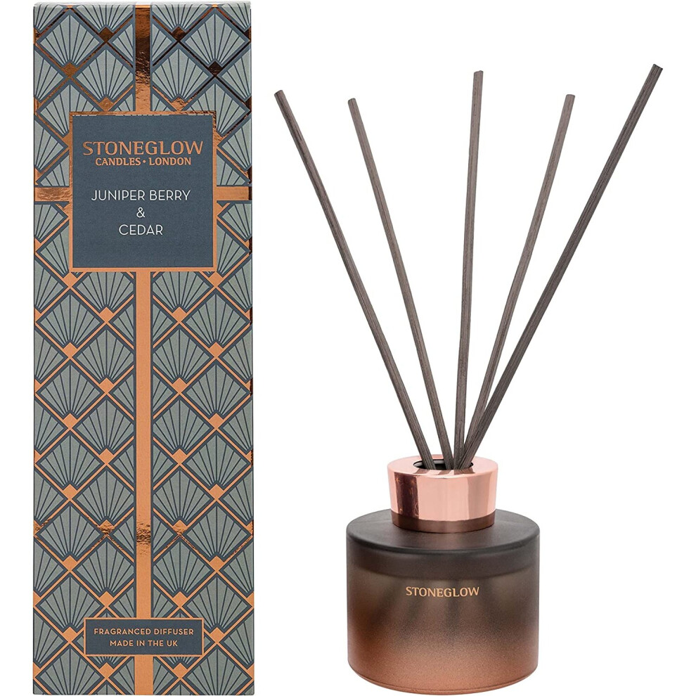 Stoneglow Candles Seasonal Reed Diffuser 120ml - Juniper Berry & Cedar