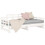 VidaXL (white, 90 x 190 cm) vidaXL Solid Wood Pine Pull-out Day Bed Wooden Sofa Bed Multi Colours/Sizes 5