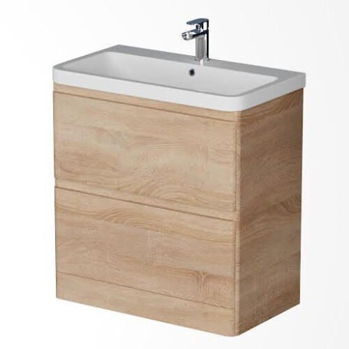 Regis Wood Free Standing Vanity Unit & Basin - 800mm 2