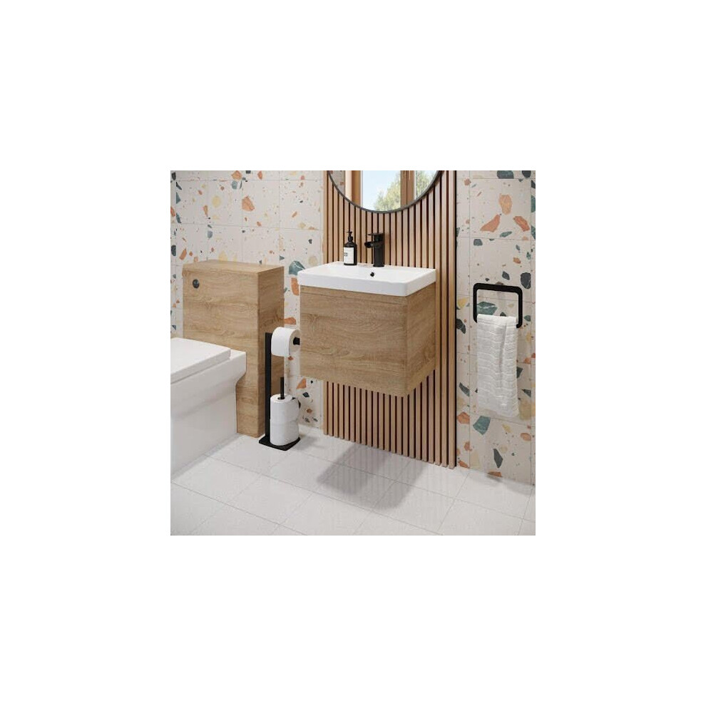 Wall Mounted Bathroom Vanity Unit & Basin Sink Storage Furniture Cabinet 500mm