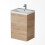 Regis Wood Free Standing Vanity Unit & Basin - 600mm 3