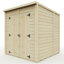 (6ft x 6ft) Storehaus Security Shed with Pent and Double Door