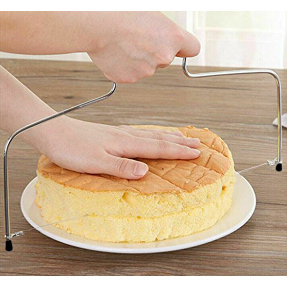 Adjustable Cake Cutting Wire Bread Slicer Cutter Leveller Utensil Decorate Slice