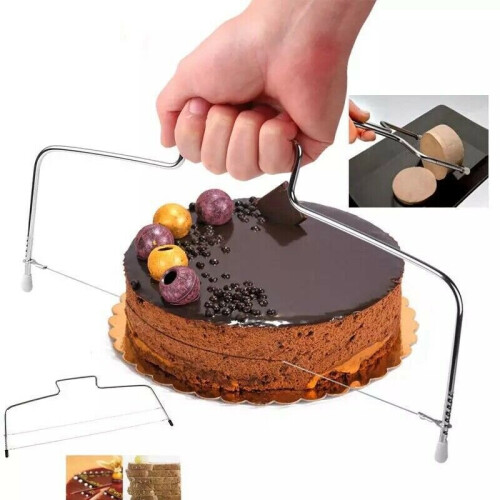 Vivo Adjustable Cake Cutting Wire Bread Slicer Cutter Leveller Utensil Decorate Slice 1