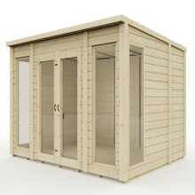 (8ft x 6ft) Storehaus Summerhouse with Pent and Double Door