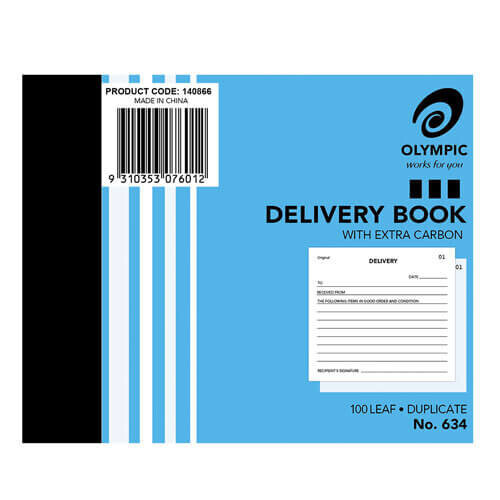 Olympic Duplicate Book 100 Leaves (5x4") (Delivery)