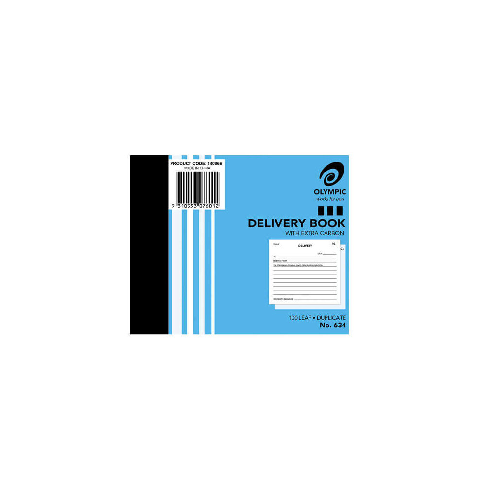 Photos - Notebook Olympic Duplicate Book 100 Leaves (5x4") (Delivery)