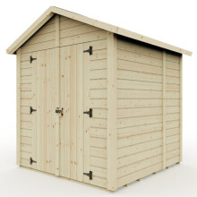 (6ft x 6ft) Storehaus Security Shed with Apex and Double Door