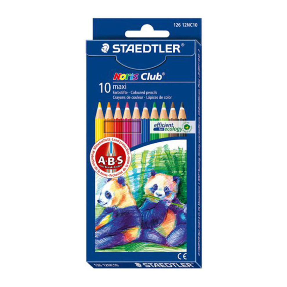 Staedtler Maxi Learners Coloured Pencil (10Pk)