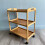 3 Tier Bamboo Kitchen Storage Trolley With Wheels Kitchen Cart 5