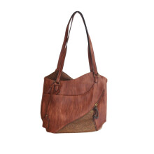 H1025-22 Brown Shoulder Handbag