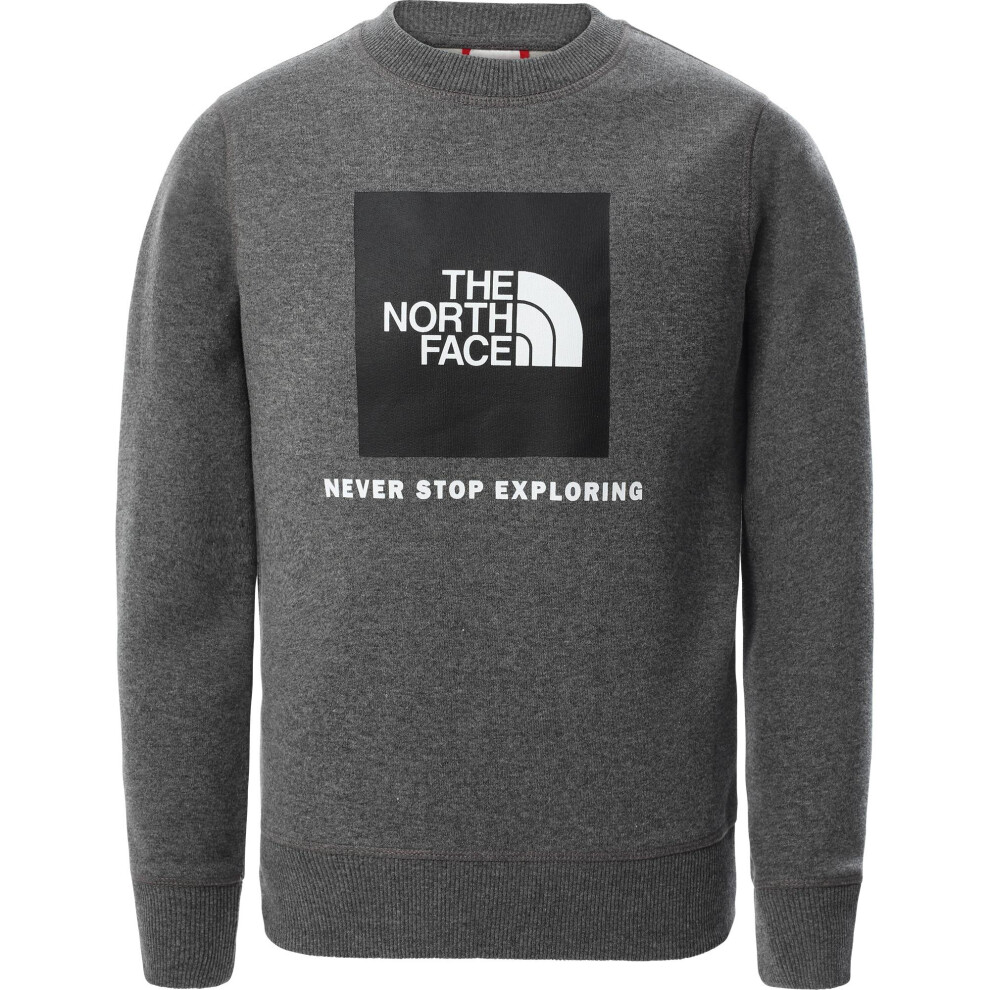 (Grey, XS) The North Face Unisex Boys Girls Crew Neck Sweat