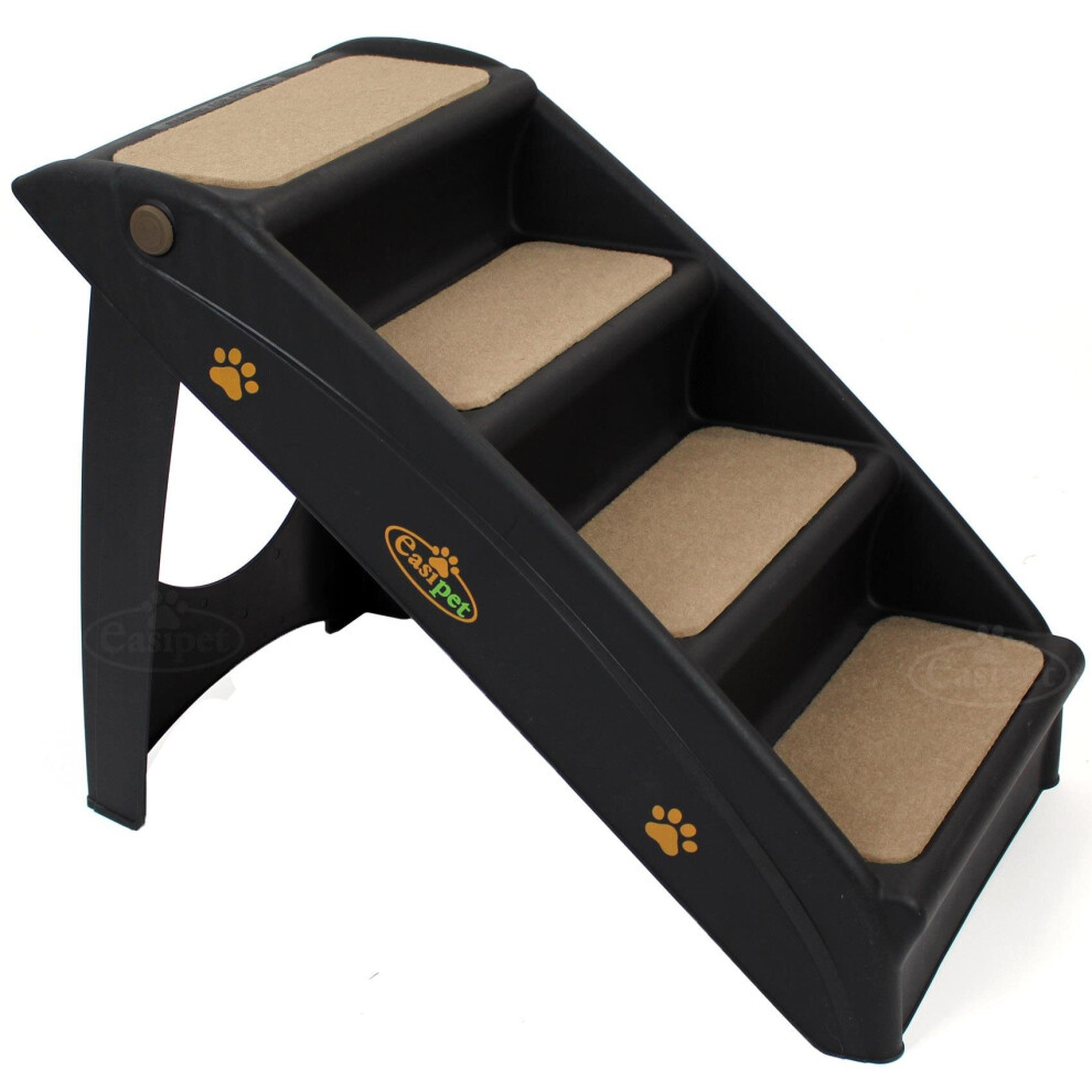 Easipet Lightweight Foldable Pet Stairs Black 74287