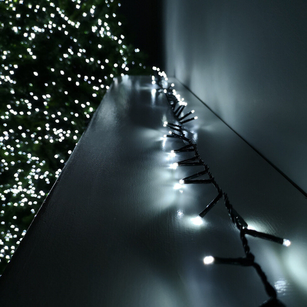 750 LED Christmas TREE Brights Timer Lights Multi Action by Premier - White