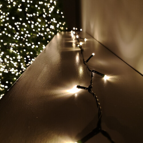 Premier 480 LED 38.3m Premier Christmas Outdoor Multi Function Timer Lights Warm White