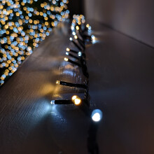 1500 LED (37.5m) Premier TreeBrights Christmas Tree Lights TIMER Cool Warm White