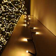 360 LED Premier Supabright Christmas Lights with Timer 8h On/16h Off - 28.7m, Vintage Gold, Green Cable, 8m Lead, 8 Modes, Indoor/Outdoor