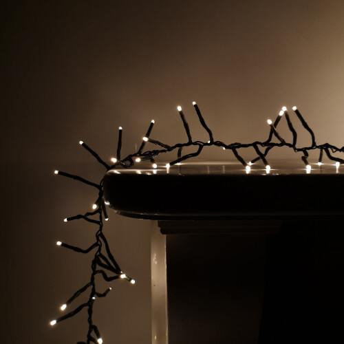 Premier 480 LED (6.2m) Premier Cluster Christmas Tree Lights with Timer - Warm White 1